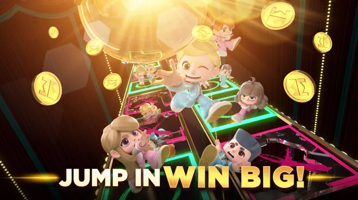 Live dealer presenting a casino game